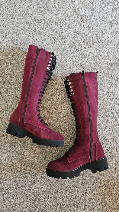 Bocanci înalți punk rock goth 35