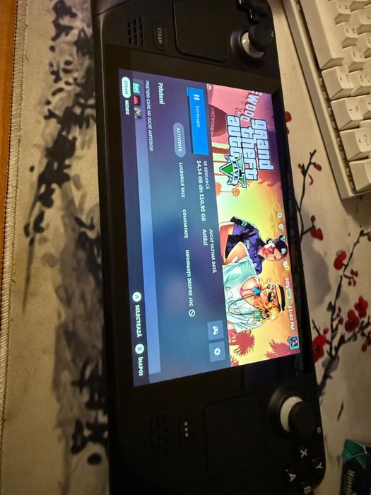 Steam Deck LCD kijelzővel,tükröződésmentes bevonattal,512 GB térhelly