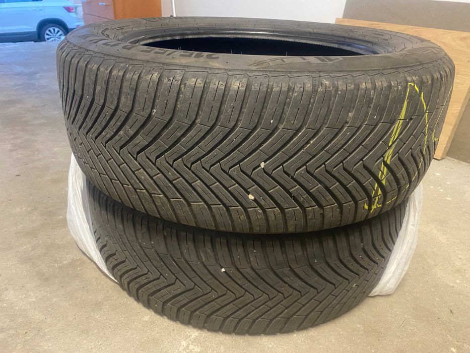 215/55 R17 - 2x Anvelope Continental M+S / 2x Anvelope Michelin vara