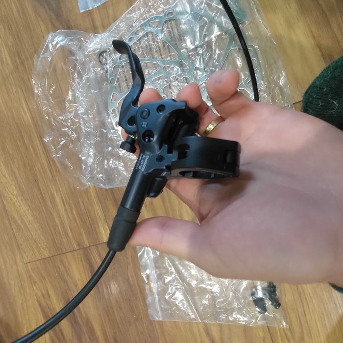 Set Frane Shimano SLX BL-M7100 + BRM7120 - 4 pistoane