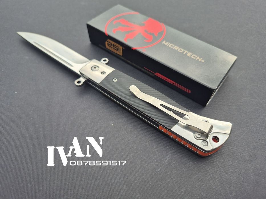 Сгъваем полуавтоматичен нож Microtech