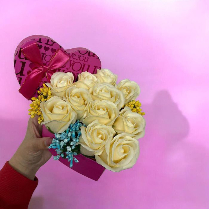 Aranjament trandafiri săpun