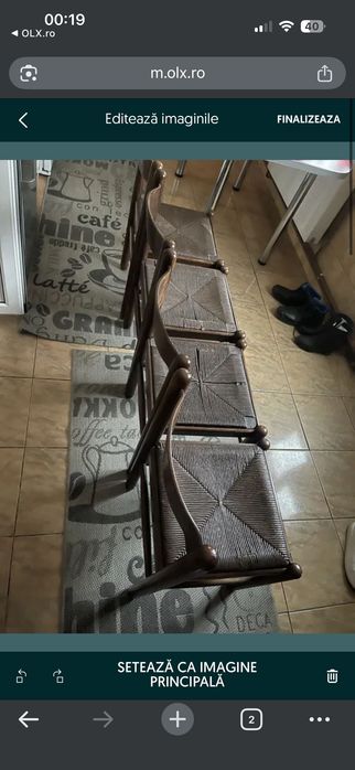 Masă bucătărie și scaune