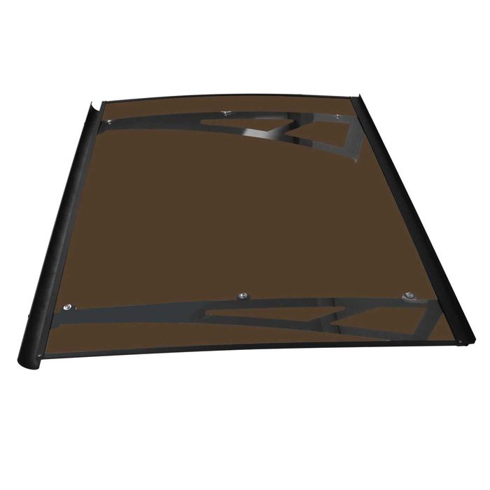 Copertină NEO PRO Otel+ALU+Plexiglas de ușă 120x100-150x100cm