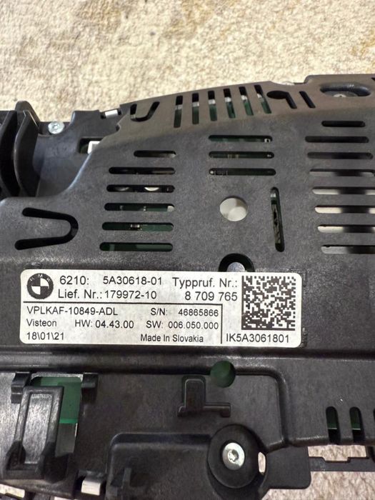 Цифровой приборный панель bmw