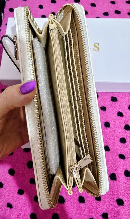 Portofel alb original