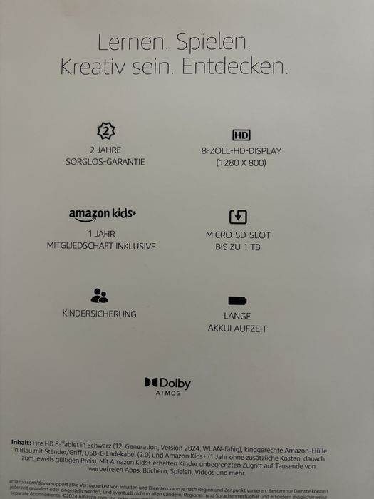 Детски таблет Amazon Fire HD Kids 3+