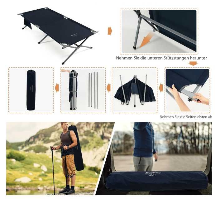 Раскладушка трансформер кровать Размер-190x64x42 см Доставка бесплатно