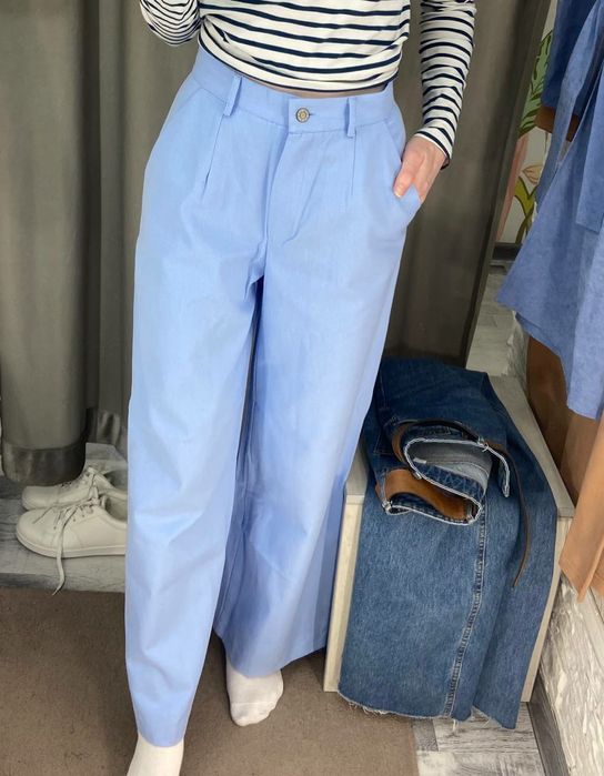 Джинсовые брюки хлопок