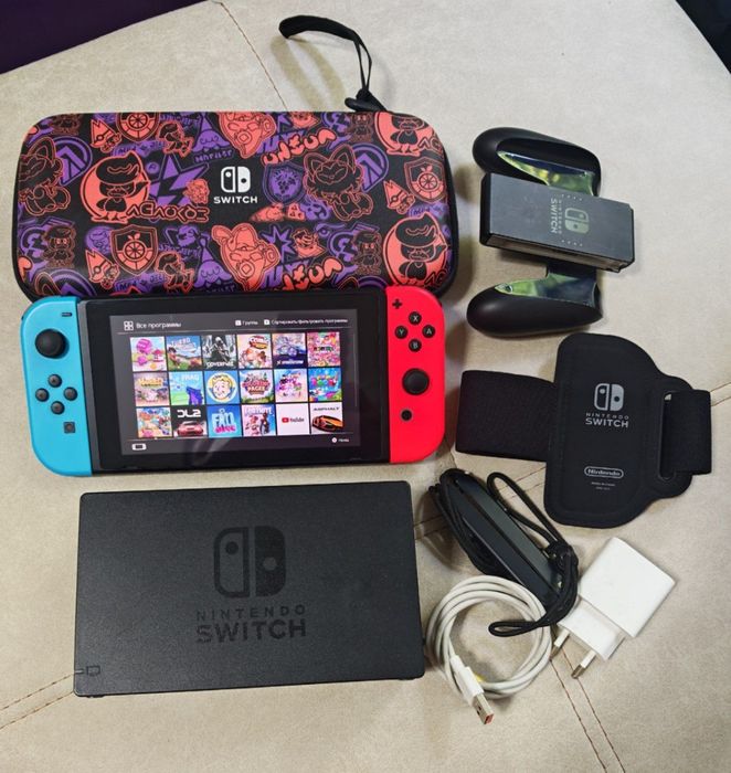 Nintendo switch V2 с онлайн играми