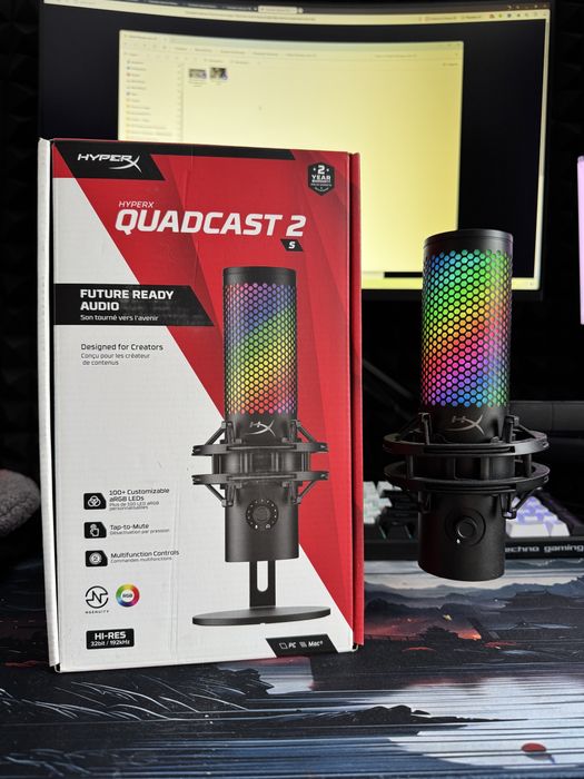 Микрофон HyperX Quadcast S II - В идеале