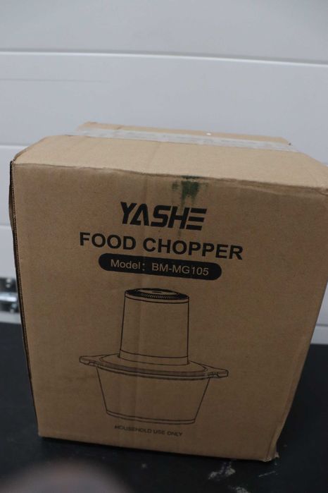 YASHE Мини кухненски робот, месомелачка, 500W, 1.8L, 2ск.