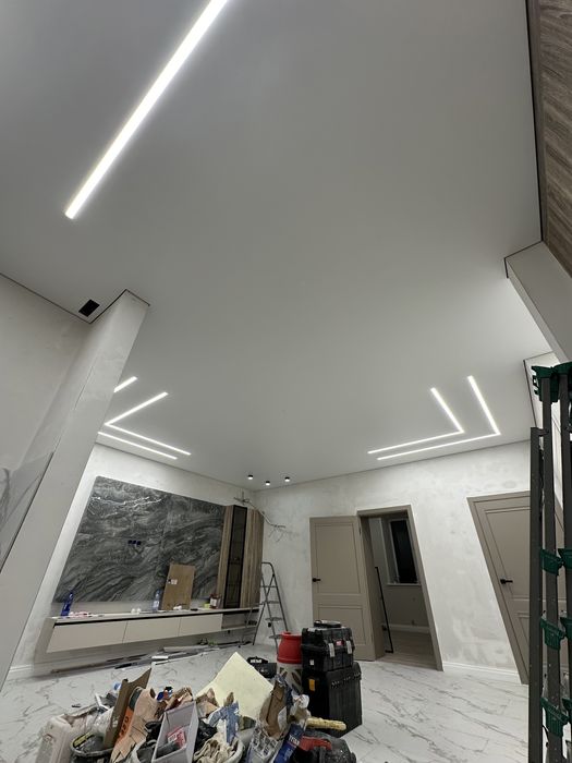 Натяжные потолки| ГАРАНТИЯ!