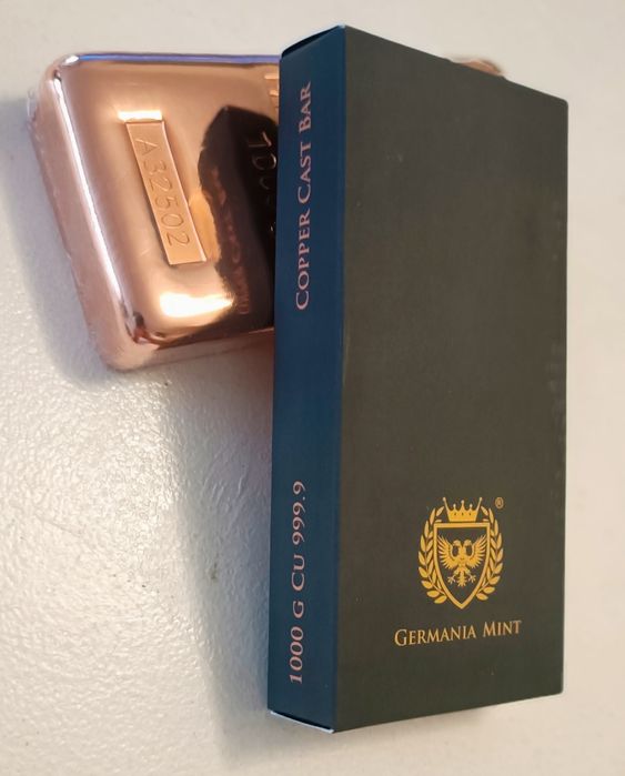 ИНВЕСТИЦИОННО КОЛЕКЦИОНЕРСКО КЮЛЧЕ 1 кг. Germania Mint - Сертификат