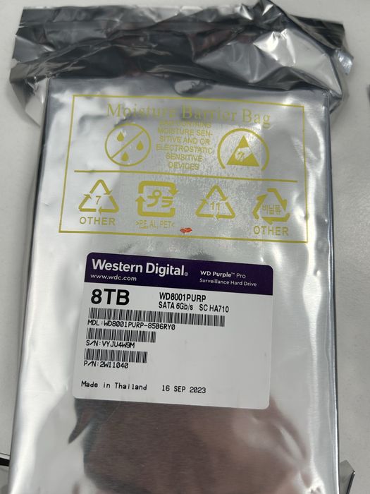Продам HDD 8tb WD Purple