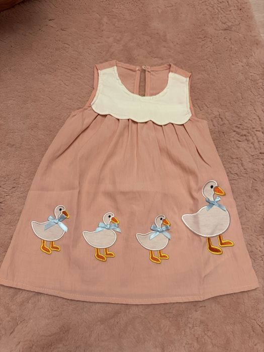 Rochie bebelusi cu ratuste 6/9 luni