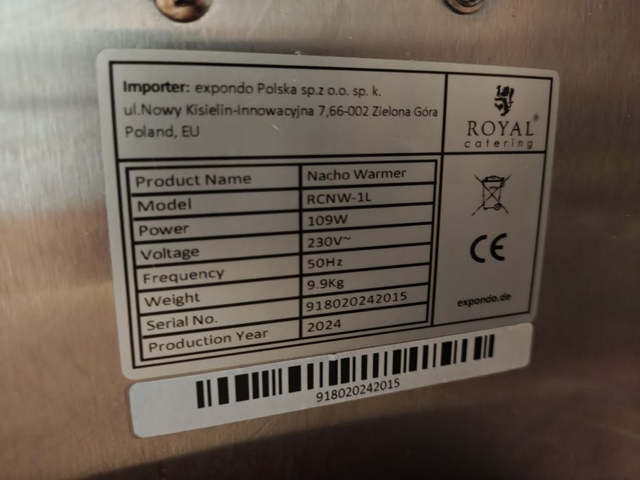 Vând aparat nachios și încălzitor pt sos