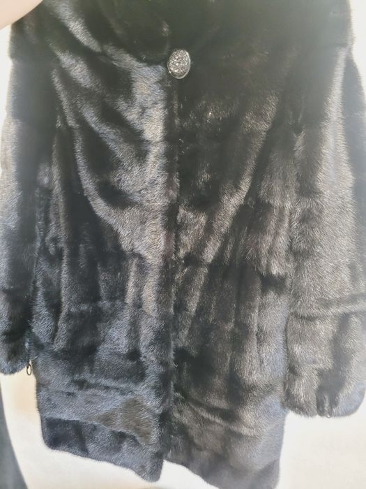 Норковая шуба натуральный