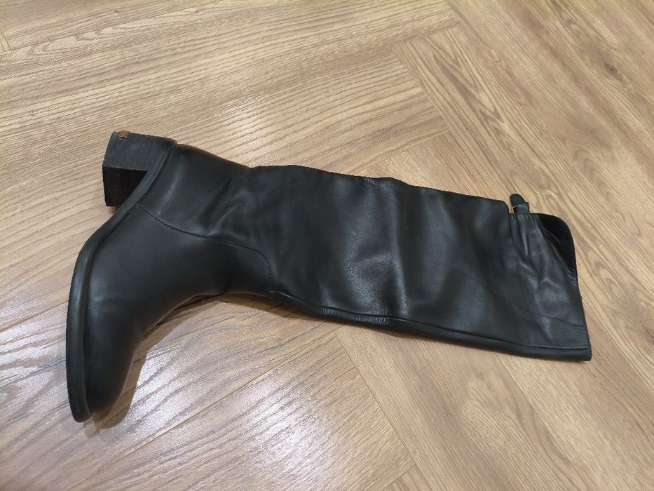 Сапоги женские, кожаные