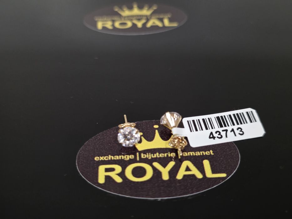 Bijuteria Royal: Cercei aur 14k/0.99 gr