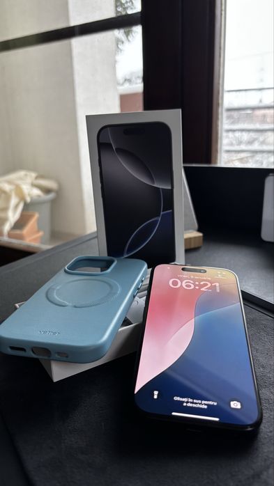 Iphone 16 pro 128gb ,100% sănătate baterie