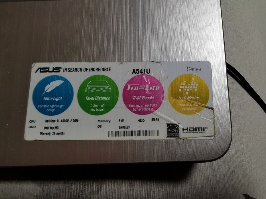 Лаптоп Asus  8GB,512 SSD,NVIDIA 960
