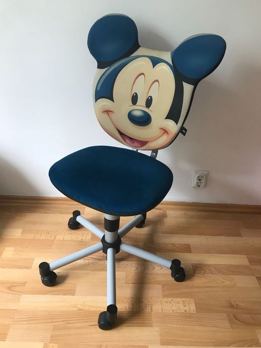 Scaun Disney birou copil, rezistent și comod, reglabil și rotativ