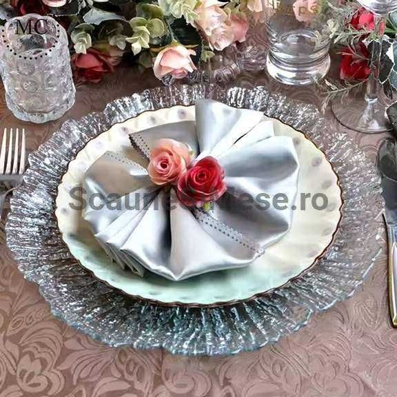 Farfurie Sticla,Decor,Farfurii Suport,Pentru Sali de Evenimente,Nunta,