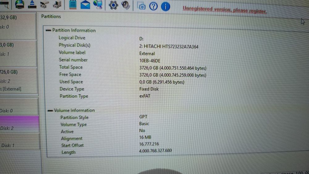 HDD extern 4 TB NOU!