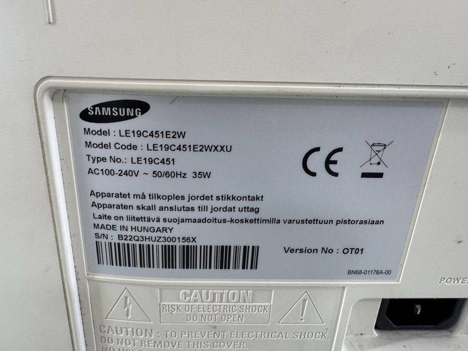 Телевизор - Samsung  19 inch/  А16