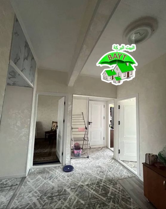 • Евроремонт 4/7/7 Разделка 96м² Продаётся квартира Сергели-8