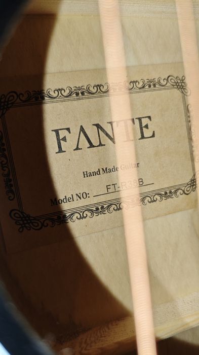 Гитара новая FANTE