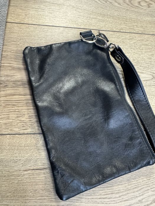 Кожена чанта клъч