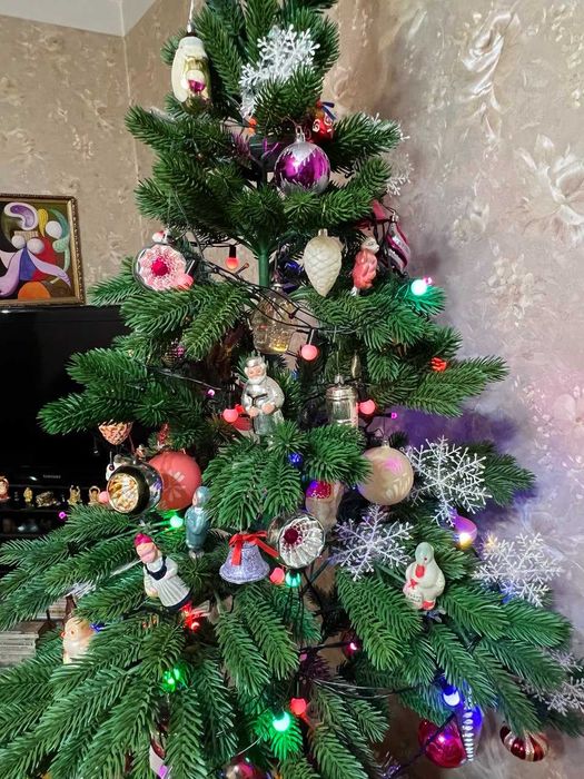 елка новогодняя 1.5 метра литая