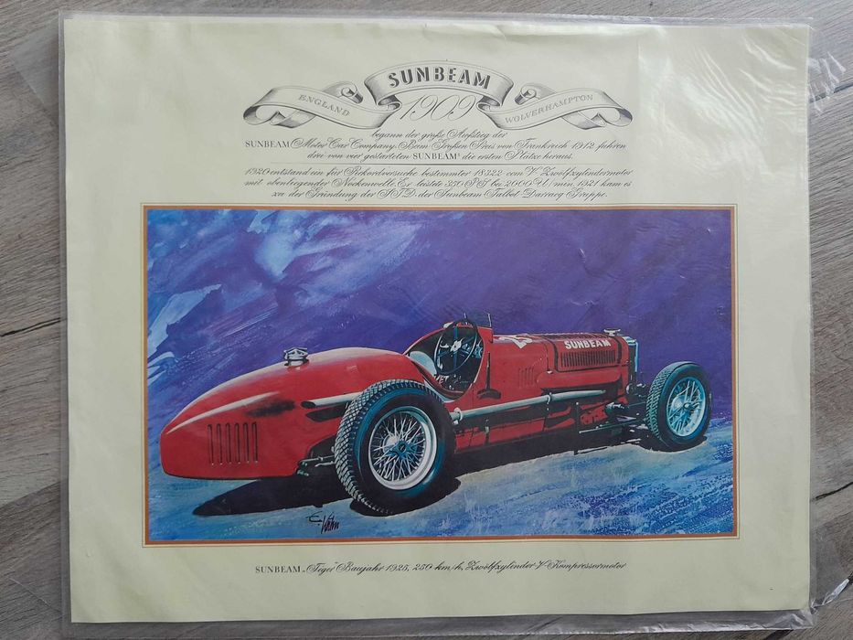 Lot 8 print poster foto poza oldtimer auto