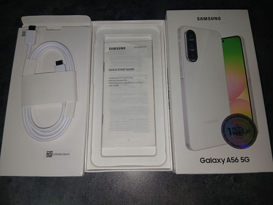 Samsung A56 8/256 Karobka Dakument Garantiyalari bor