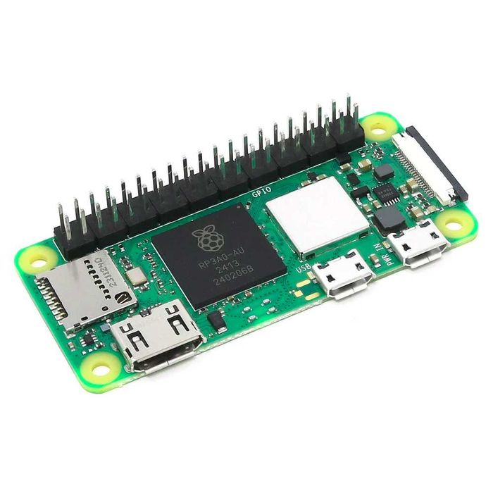 Raspberry Pi Zero 2 W с припаянными GPIO-пинами