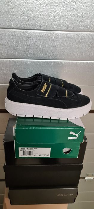 Puma Platform Trace Strap Black