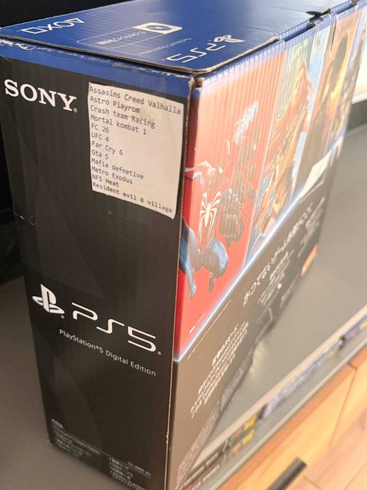 PlayStation 5 Slim Digital edition 1TB +Game (1+1 доп. джойстик)