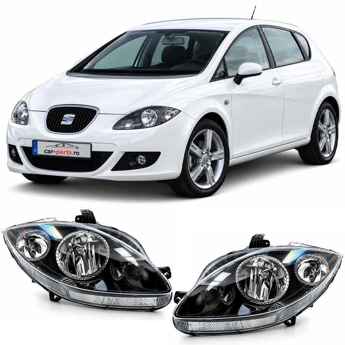 Set far faruri Seat Leon, Altea, Toledo look negru NOU