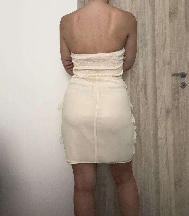 Rochie de ocazie VILA roz pudrata marimea S