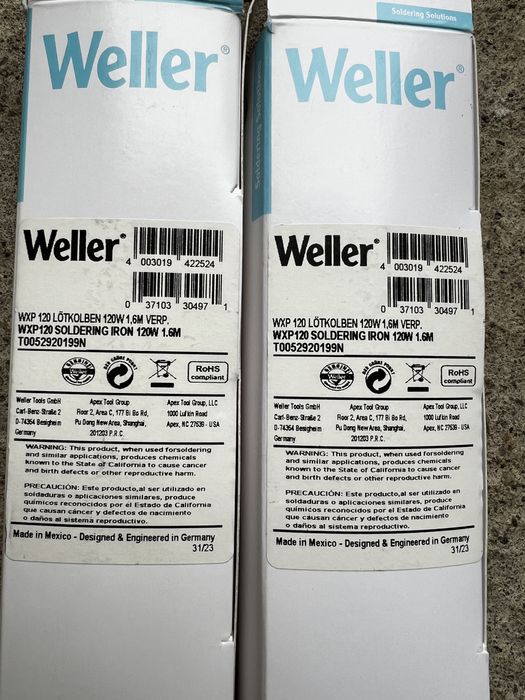 Ciocan de lipit Weller WXP 120