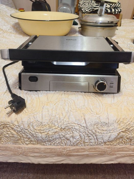 Электро гриль kitfort китфорт