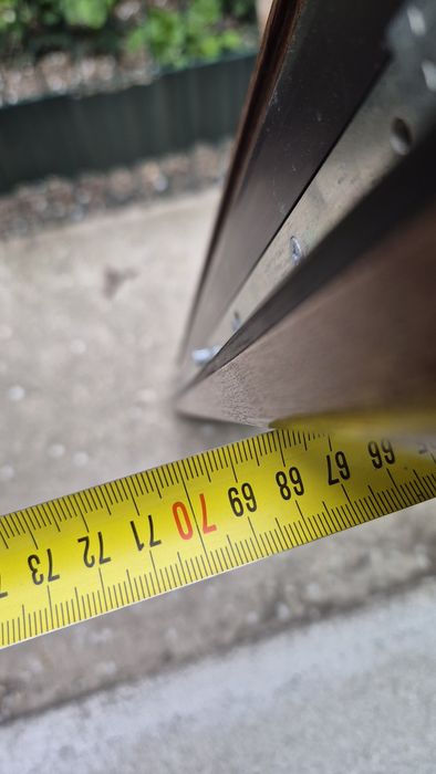 Ușa QFort tripan termopan PVC tâmplărie culoare nuc