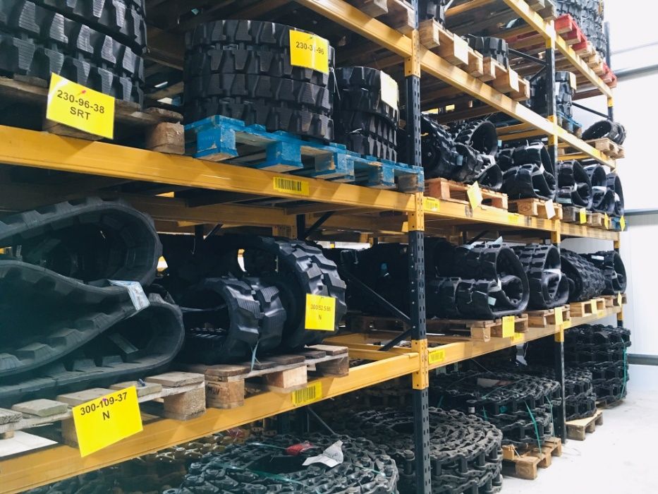 Dinti de cupa senile de cauciuc pt. Miniexcavatoare CAT, JCB, Volvo