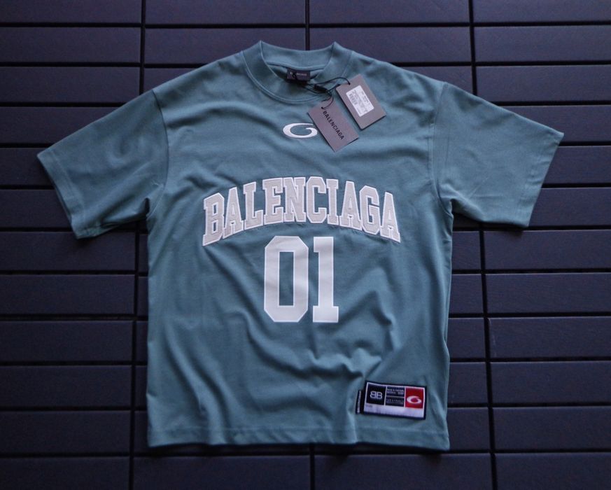 Мъжка тениска Balenciaga Baseball  Series oversized T shirts