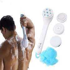 2В1 Почистваща и масажираща четка за баня SPIN SPA