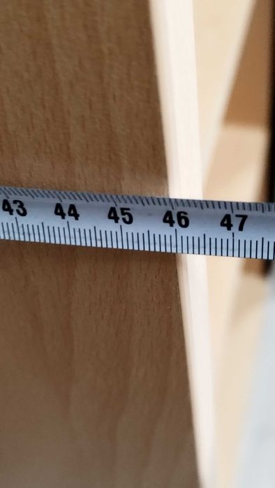 Трикрил гардероб с плъзгащи врати 240/46/200 см офис шкаф за документи