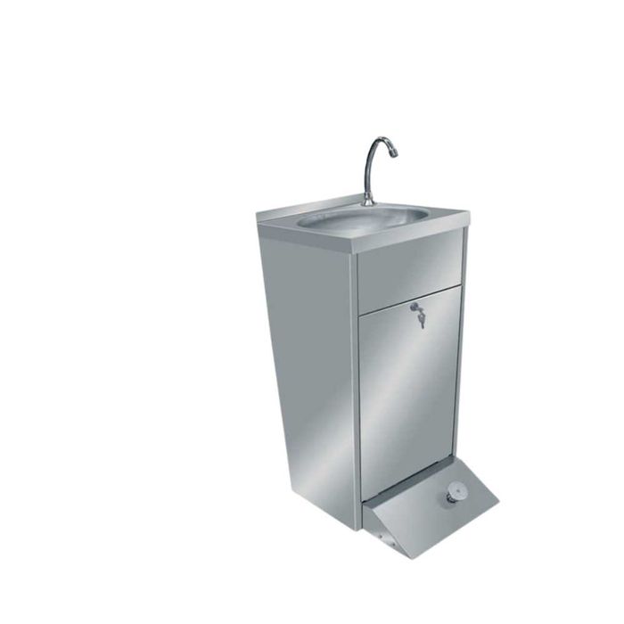 Подова мивка с педал - неръждаема стомана Модел: VHWR445