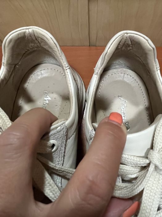 Нови кожени маратонки естествена кожа Mona Lisa